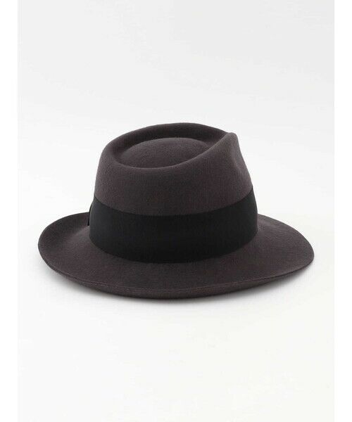 Aquascutum / アクアスキュータム キャップ | 【UK Traditional】Samurai Homburg Hat | 詳細5