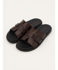Aquascutum / アクアスキュータム フラットシューズ | Leather Sandals