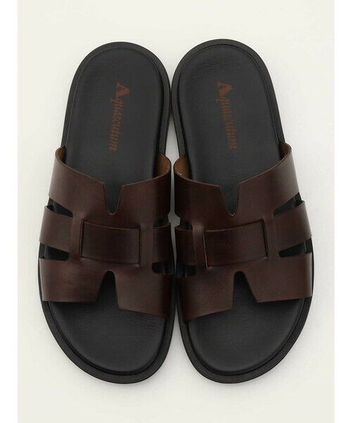 Aquascutum / アクアスキュータム フラットシューズ | Leather Sandals | 詳細1