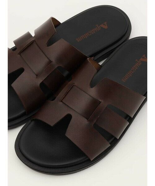 Aquascutum / アクアスキュータム フラットシューズ | Leather Sandals | 詳細2