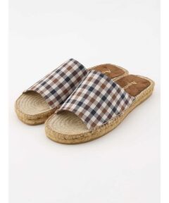 Aquascutum / アクアスキュータム フラットシューズ | Club Check Espadrilles Sandals
