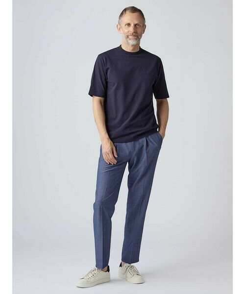 Aquascutum / アクアスキュータム カットソー | 【KING SIZE】TEC.3 Seer-sucker T-shirt | 詳細1