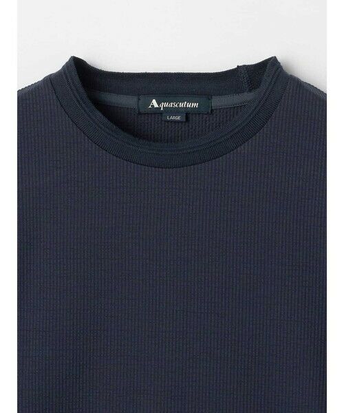 Aquascutum / アクアスキュータム カットソー | 【KING SIZE】TEC.3 Seer-sucker T-shirt | 詳細6