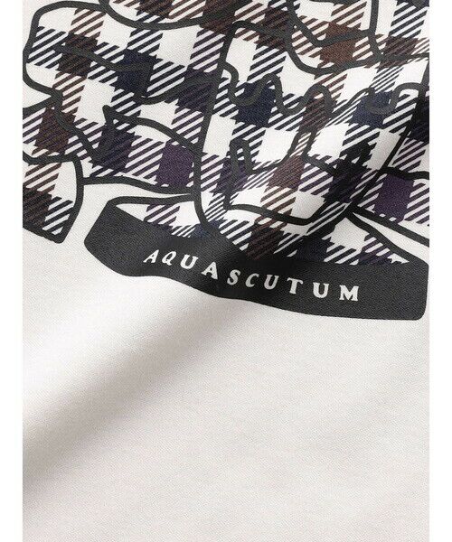 Aquascutum / アクアスキュータム カットソー | 【KING SIZE】＜175th limited＞ユニセックス CCプリントT | 詳細5