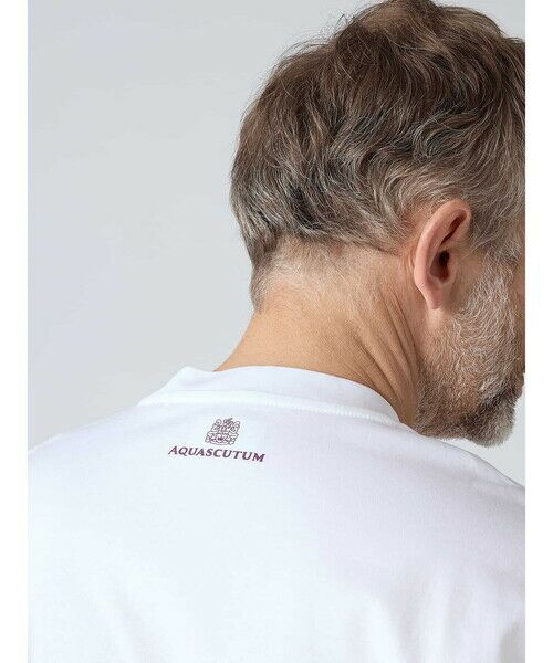 Aquascutum / アクアスキュータム カットソー | 【KING SIZE】＜175th limited＞ユニセックス CCプリントT | 詳細11