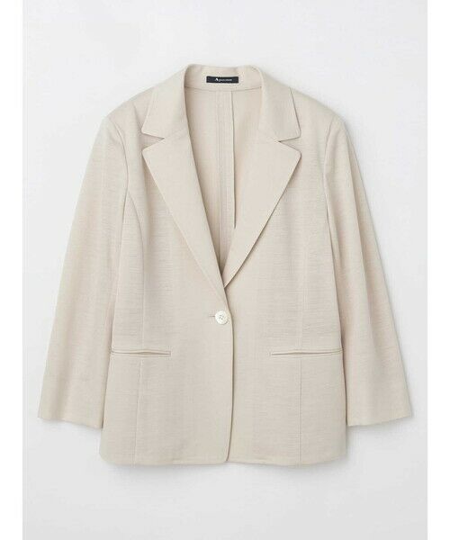 Aquascutum / アクアスキュータム テーラードジャケット | ラミーカノコジャケット（ﾍﾞｰｼﾞｭ）