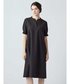 Aquascutum / アクアスキュータム ドレス | クレスト刺繍サッカードレス