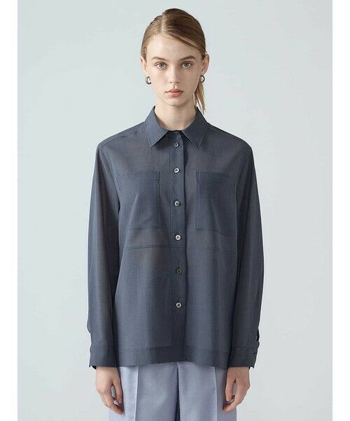 Aquascutum / アクアスキュータム シャツ・ブラウス | 【セットアップ対応】シアートリクシオンブラウス | 詳細2