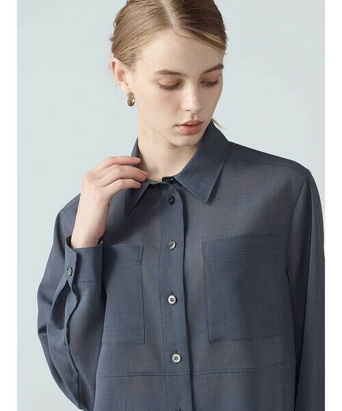 Aquascutum / アクアスキュータム シャツ・ブラウス | 【セットアップ対応】シアートリクシオンブラウス | 詳細5