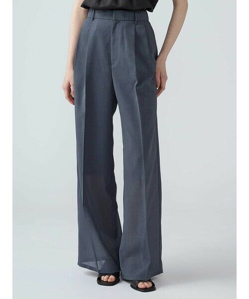 Aquascutum / アクアスキュータム その他パンツ | 【セットアップ対応】シアートリクシオンワイドパンツ（ﾀﾞｰｸｸﾞﾚｰ）