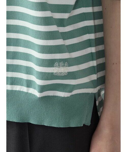 Aquascutum / アクアスキュータム ニット・セーター | ストレッチボーダーニット | 詳細6