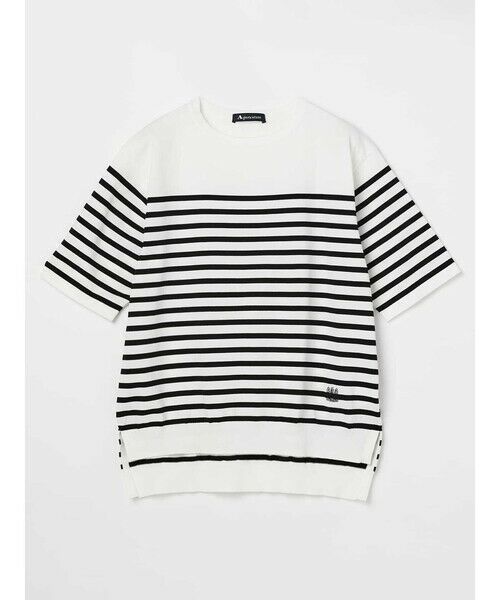 Aquascutum / アクアスキュータム ニット・セーター | ストレッチボーダーニット | 詳細15