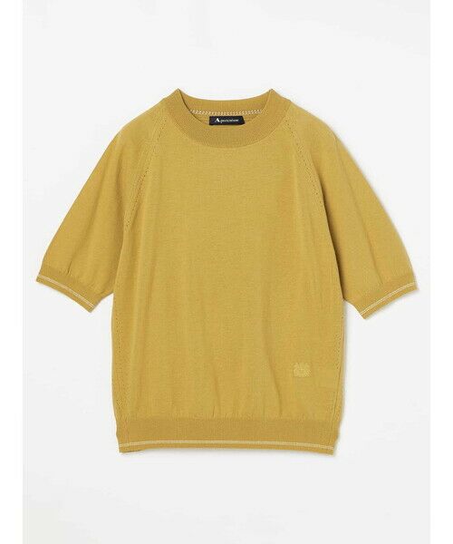 Aquascutum / アクアスキュータム ニット・セーター | ハイツイストプルオーバー（ｲｴﾛｰ）