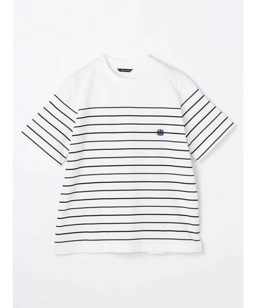 Aquascutum / アクアスキュータム カットソー | <175th Limited>ボーダーTシャツ（ﾊﾟｰﾌﾟﾙ）