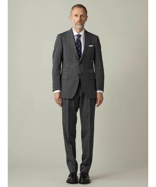 Aquascutum / アクアスキュータム セットアップ | 【UK Traditional】High Twist Pin-Check Suit | 詳細2