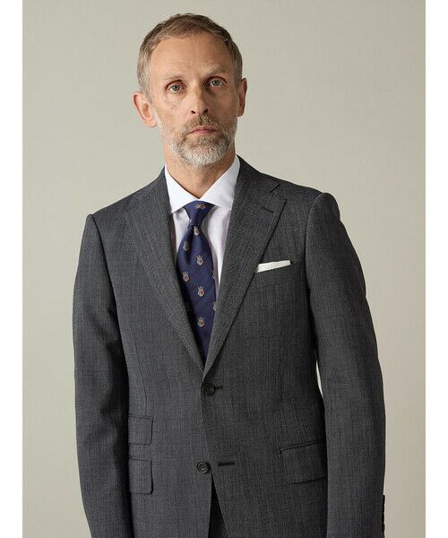 Aquascutum / アクアスキュータム セットアップ | 【UK Traditional】High Twist Pin-Check Suit | 詳細6