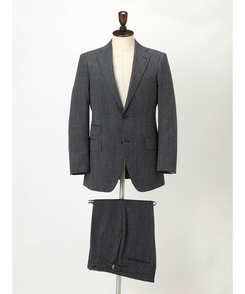 Aquascutum / アクアスキュータム セットアップ | 【UK Traditional】High Twist Pin-Check Suit | 詳細7
