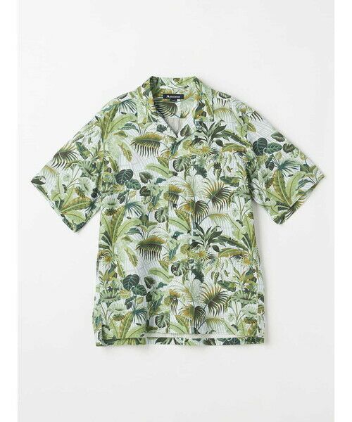 Aquascutum / アクアスキュータム シャツ・ブラウス | Kew Garden Print Short Sleeve Outer Shirt | 詳細6