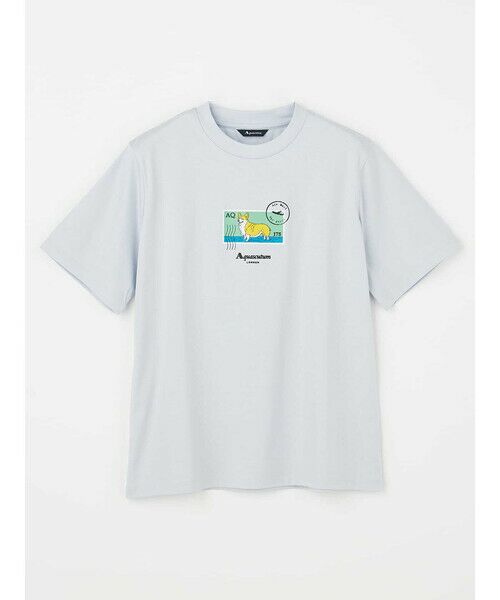 Aquascutum / アクアスキュータム カットソー | ＜175th Limted＞Stamp Motif T-shirt（ﾍﾟｰﾙﾌﾞﾙｰ）
