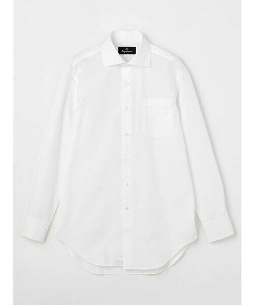 Aquascutum / アクアスキュータム シャツ・ブラウス | ハイカウントブロードワイドシャツ（ﾎﾜｲﾄ）