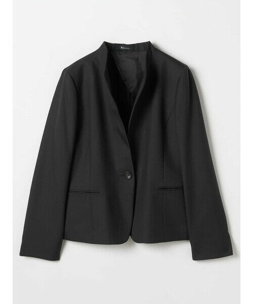 Aquascutum / アクアスキュータム テーラードジャケット | 【セットアップ対応】シャークスキンジャケット（ﾌﾞﾗｯｸ）