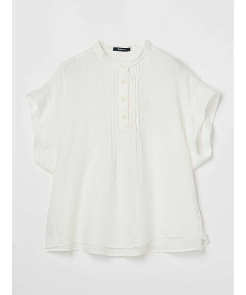 Aquascutum / アクアスキュータム シャツ・ブラウス | ノーザンリネンフレンチブラウス | 詳細10