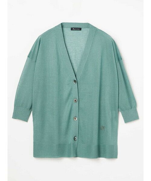 Aquascutum / アクアスキュータム ニット・セーター | LEVITAシアーカーディガン | 詳細10