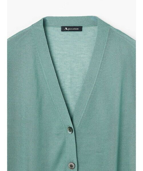 Aquascutum / アクアスキュータム ニット・セーター | LEVITAシアーカーディガン | 詳細12