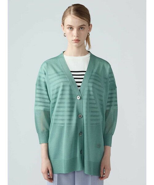 Aquascutum / アクアスキュータム ニット・セーター | LEVITAシアーカーディガン | 詳細5
