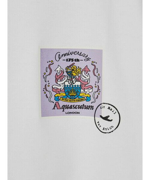Aquascutum / アクアスキュータム カットソー | ＜175th Limited＞Motif Tシャツ Crest | 詳細5