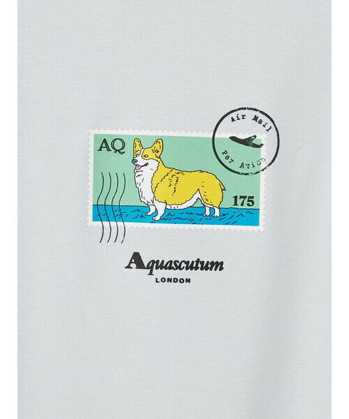 Aquascutum / アクアスキュータム カットソー | ＜175th Limited＞ Motif Tシャツ Corgi | 詳細5