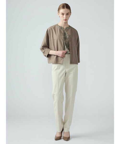 Aquascutum / アクアスキュータム テーラードジャケット | ミニリップストップノーカラージャケット | 詳細5