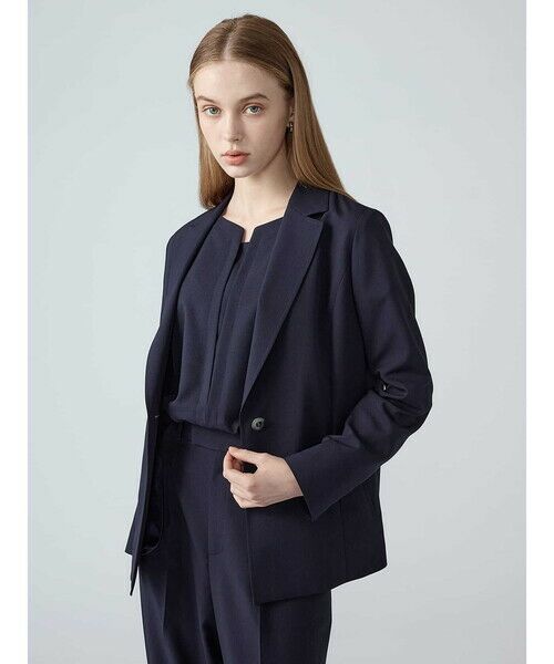 Aquascutum / アクアスキュータム テーラードジャケット | 【セットアップ対応】ドビーライトジャケット | 詳細5