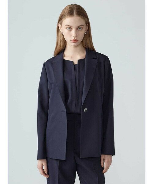Aquascutum / アクアスキュータム テーラードジャケット | 【セットアップ対応】ドビーライトジャケット（ﾈｲﾋﾞｰ）