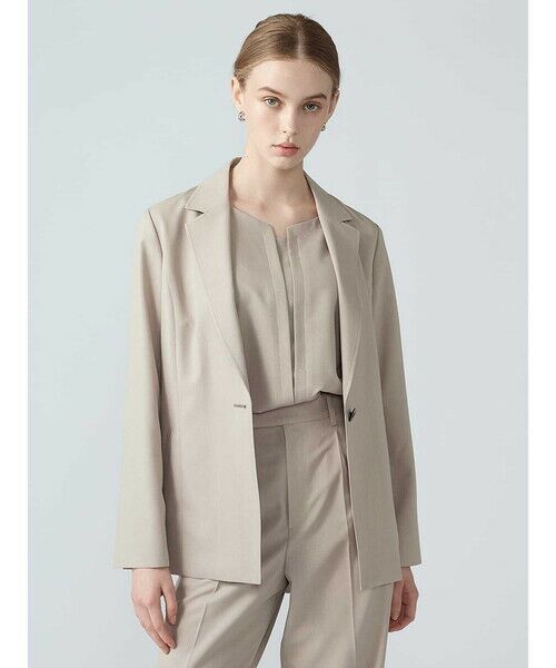 Aquascutum / アクアスキュータム テーラードジャケット | 【セットアップ対応】ドビーライトジャケット（ﾍﾞｰｼﾞｭ）