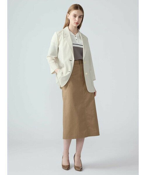 Aquascutum / アクアスキュータム テーラードジャケット | シアーニットジャケット | 詳細1
