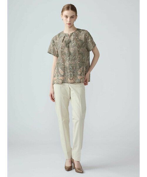 Aquascutum / アクアスキュータム シャツ・ブラウス | 【セットアップ対応】ペイズリープリントブラウス | 詳細1