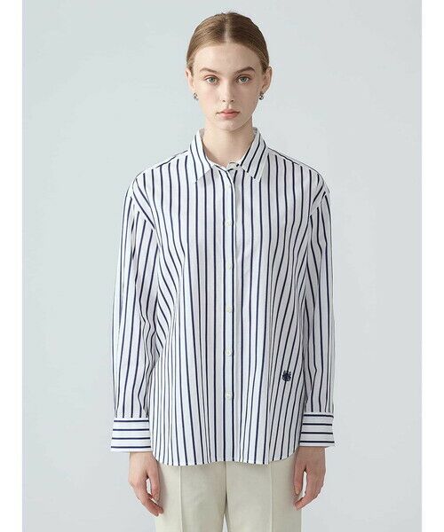 Aquascutum / アクアスキュータム シャツ・ブラウス | カラミストライプシャツ | 詳細2