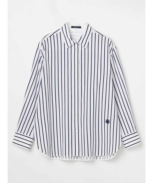 Aquascutum / アクアスキュータム シャツ・ブラウス | カラミストライプシャツ | 詳細6