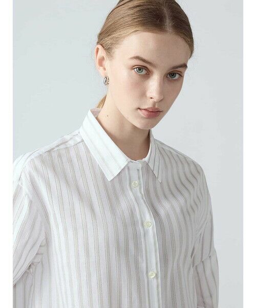 Aquascutum / アクアスキュータム シャツ・ブラウス | カラミストライプシャツ | 詳細14