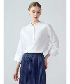 Aquascutum / アクアスキュータム シャツ・ブラウス | ソフトフィニッシュリネンブラウス