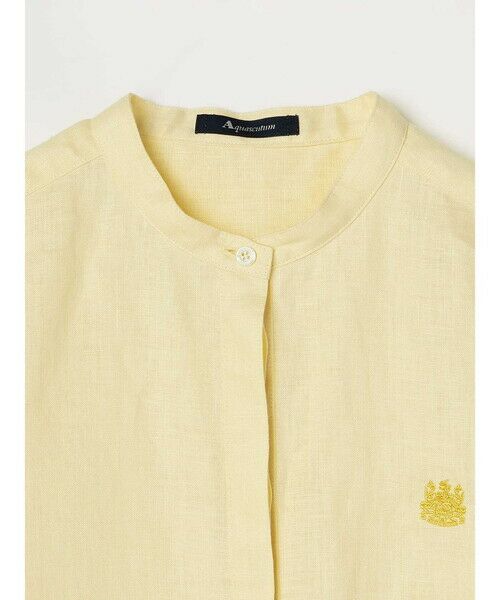 Aquascutum / アクアスキュータム シャツ・ブラウス | ソフトフィニッシュリネンブラウス | 詳細8