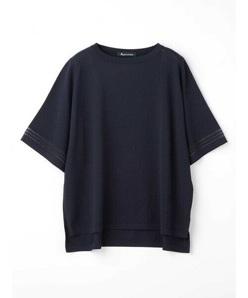 Aquascutum / アクアスキュータム ニット・セーター | シアースリーブニット | 詳細5