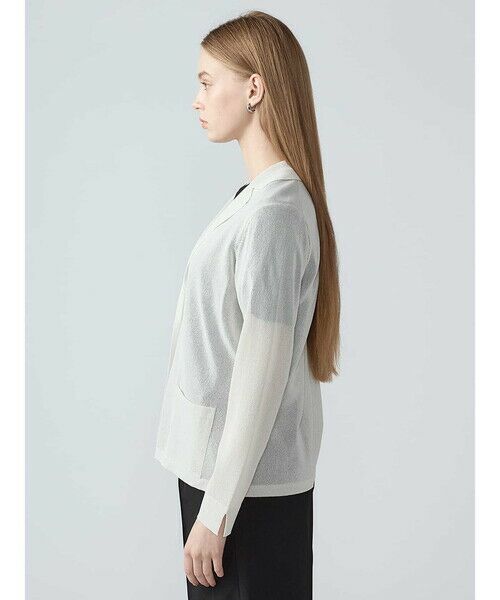 Aquascutum / アクアスキュータム ニット・セーター | シアーニットジャケット | 詳細6