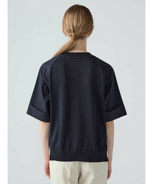 Aquascutum / アクアスキュータム ニット・セーター | 布帛コンビプルオーバー | 詳細4
