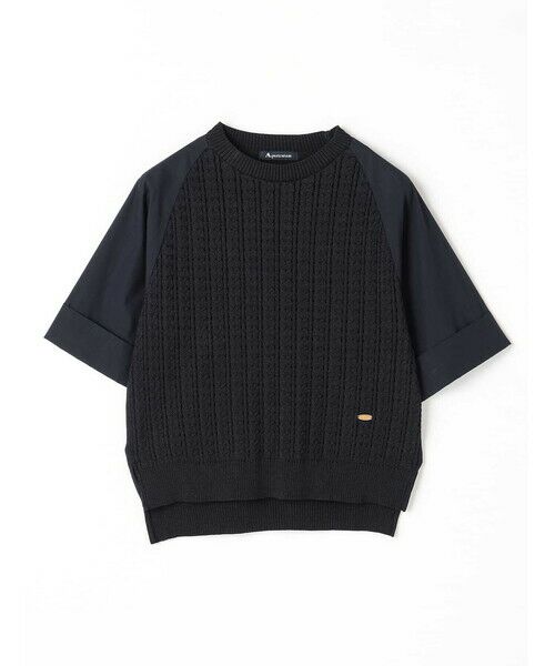 Aquascutum / アクアスキュータム ニット・セーター | 布帛コンビプルオーバー | 詳細6