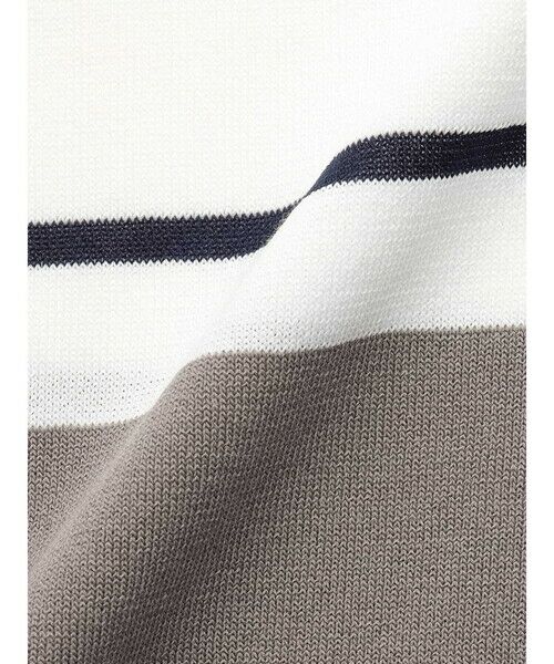 Aquascutum / アクアスキュータム ニット・セーター | バイカラーポロニット | 詳細11