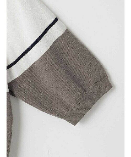 Aquascutum / アクアスキュータム ニット・セーター | バイカラーポロニット | 詳細9