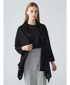 Aquascutum / アクアスキュータム カットソー | ストライプジャージカーディガン