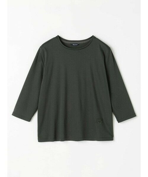 Aquascutum / アクアスキュータム カットソー | スーピマスムース七分袖Tシャツ | 詳細6